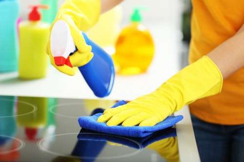Odour neutralisation treatment for a stained sofa