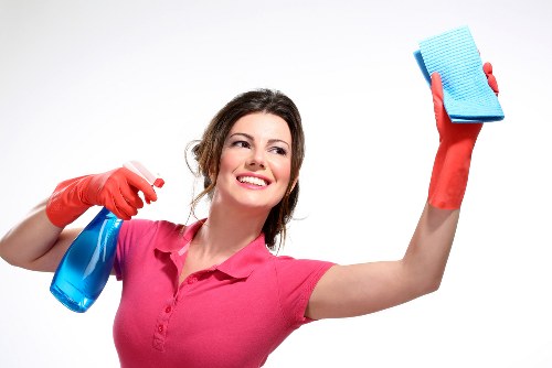 Mattress vacuuming and deep cleaning in a residential property