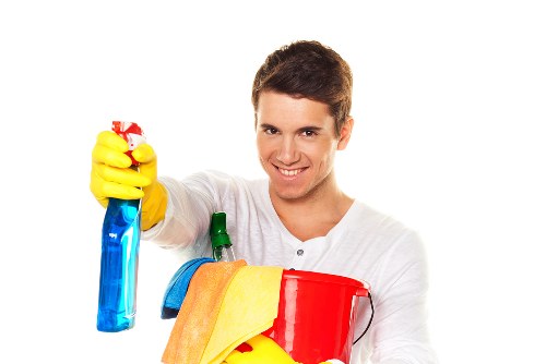 Cleaning cupboards and storage areas in a Kingston upon Thames property before move in